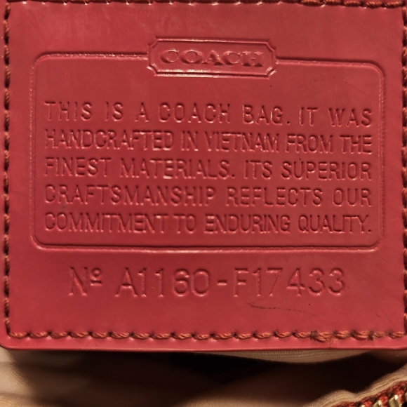 Coach Signature Brown and Pink Tote Bag - Picture 17 of 17